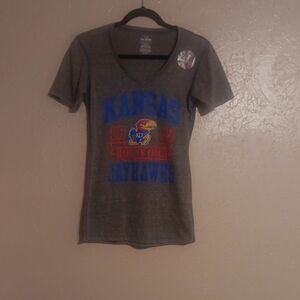 Kansas Jayhawks Kids Gray T-Shirt New (W/O tags)